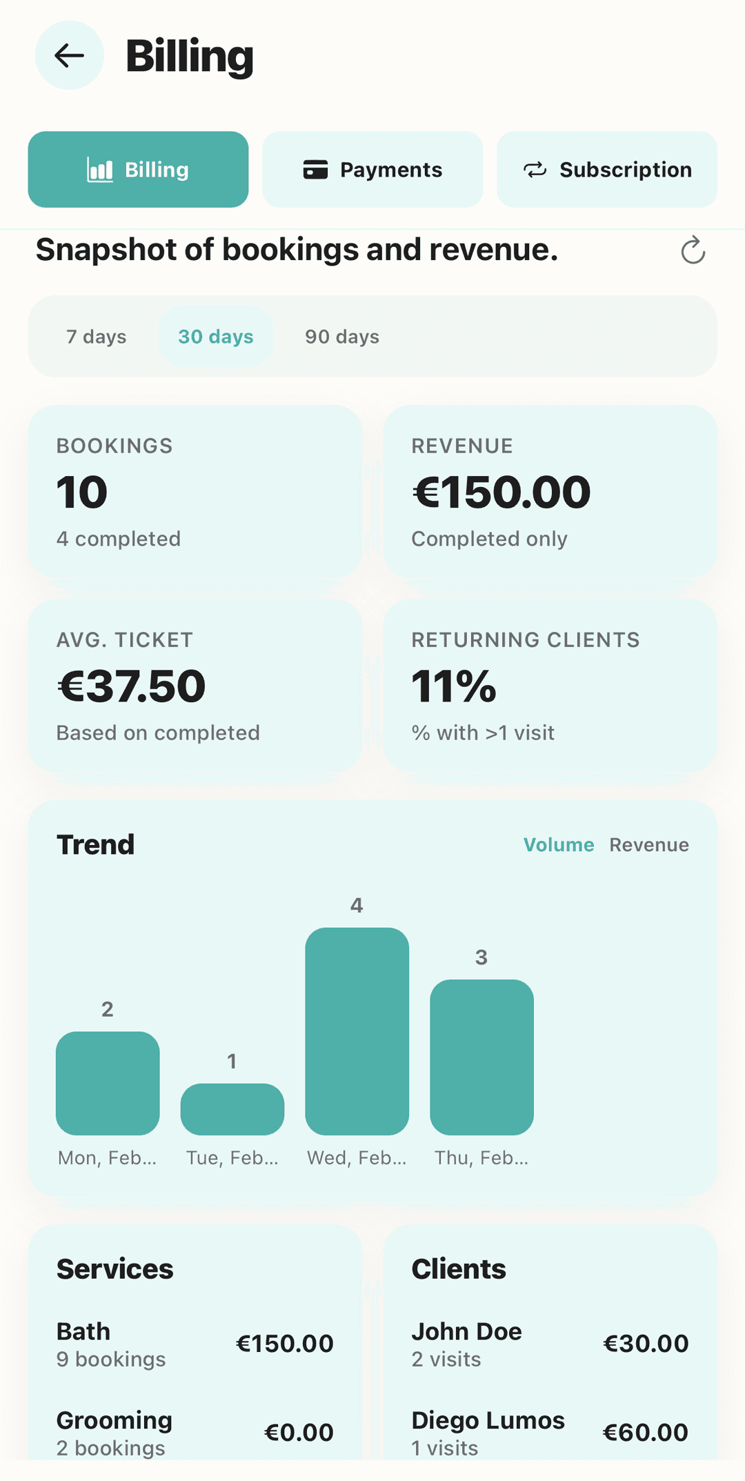 App - Billing